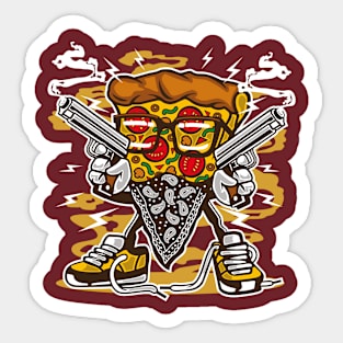 Pizza Gangster Sticker